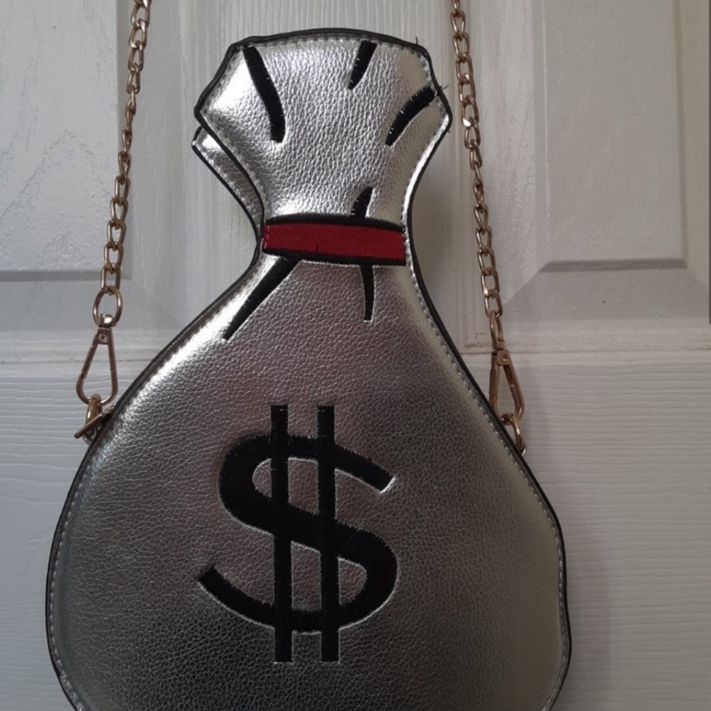 Money Bag crossbody, unique purse